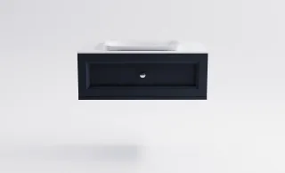 Тумба с раковиной Astra-Form Классик 4631177714146 90 см серый матовый